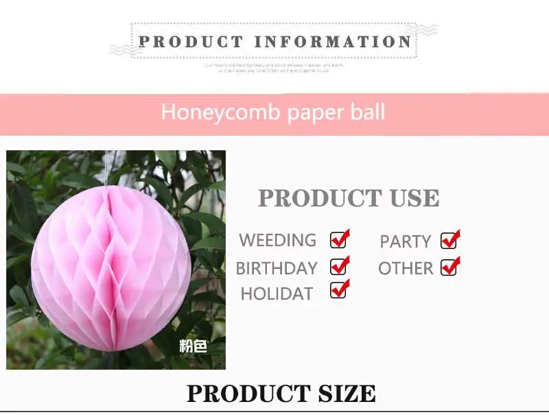 4/6/8/10/12 дюймов Honeycomb Мячи Белый Бумага цветок гирлянды мяч на свадьбу, день рождения, вечерние Decoraions детская праздничная одежда; расходные материалы