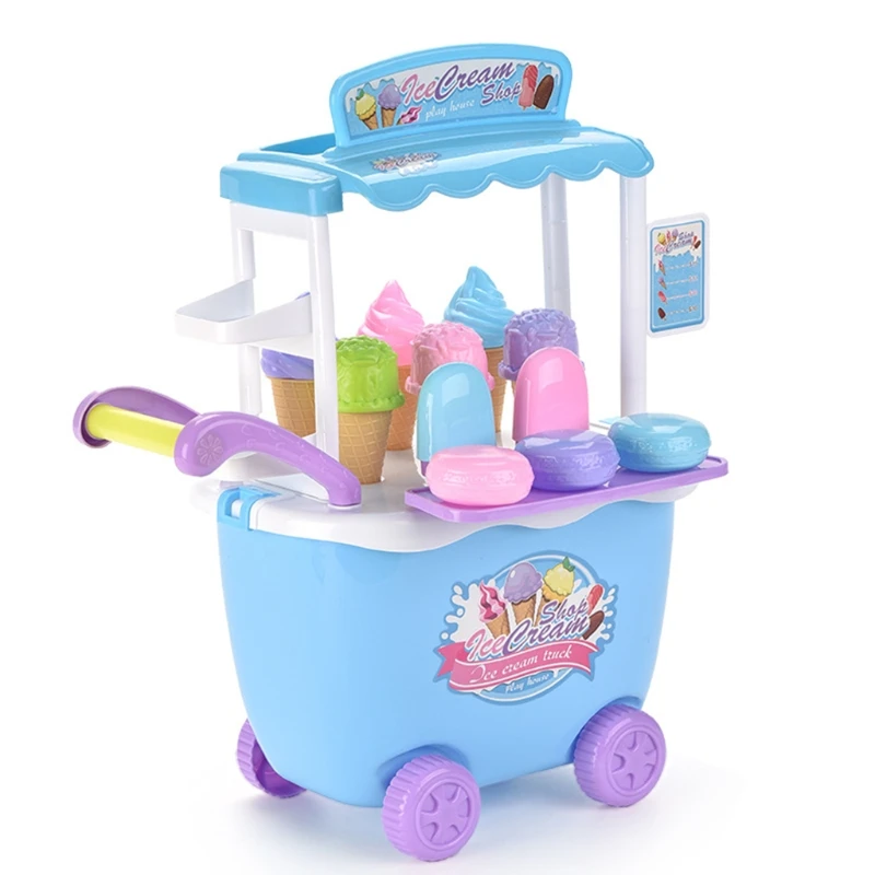 Carrito de helados para niños, juego de comida, juguetes para niños de 2021, 2,3, 6 años, regalos niñas, novedad de 4,5|Juguetes de doctor| - AliExpress