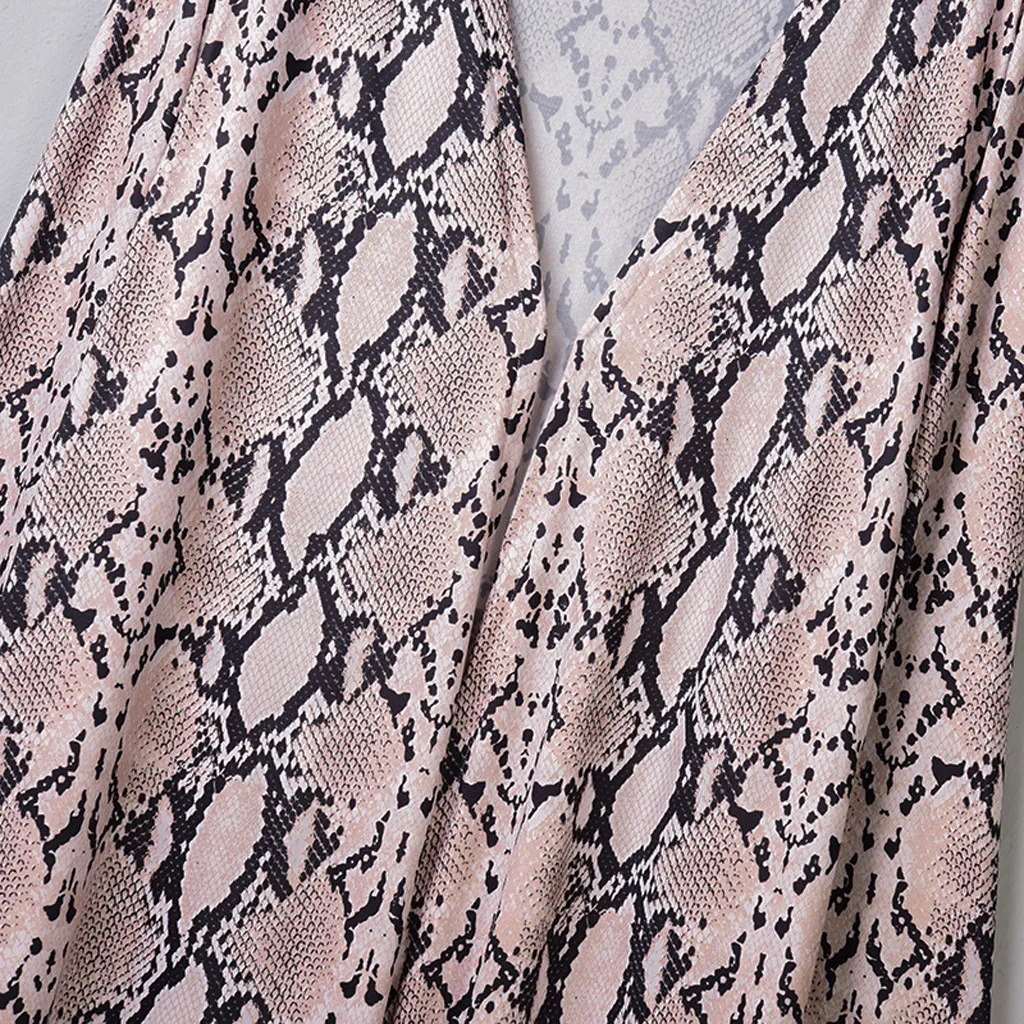 Pull femme nouveaute, свитер для женщин, длинный рукав, Леопардовый принт, змеиный кардиган, Легкая трикотажная одежда, женская зимняя одежда