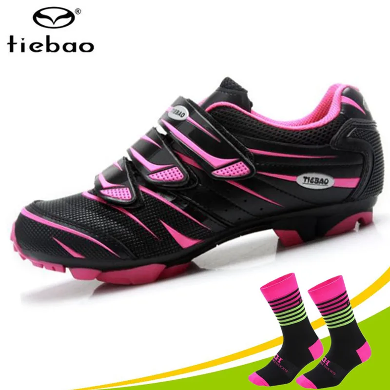 add socks TIEBAO/Обувь для велоспорта; женские кроссовки для активного отдыха; обувь для горного велосипеда; zapatillas deportivas mujer sapatilha ciclismo mtb; обувь суперзвезды - Color: add socks
