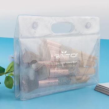 

Anmor Transparent Makeup Brushes Bag For Cosmetics Make Up Brush Tool Portable Pouch Collection High Quality Protect Case
