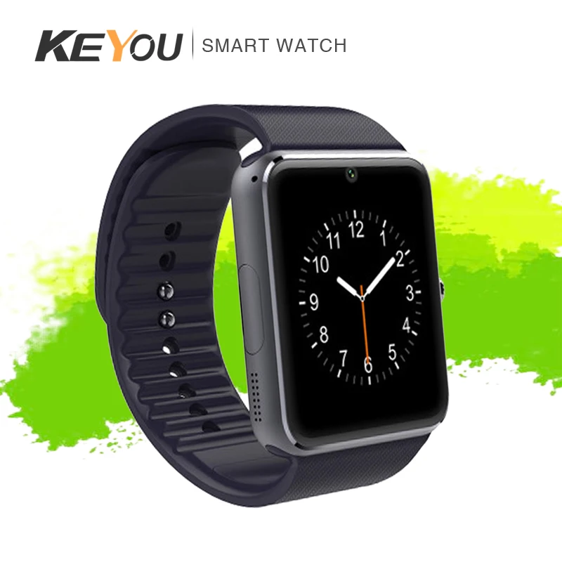 

KEYOU-GT08 1.3 inch touch screen smart watch 2019 men and women explosion models electronic watches support SIM card TF card