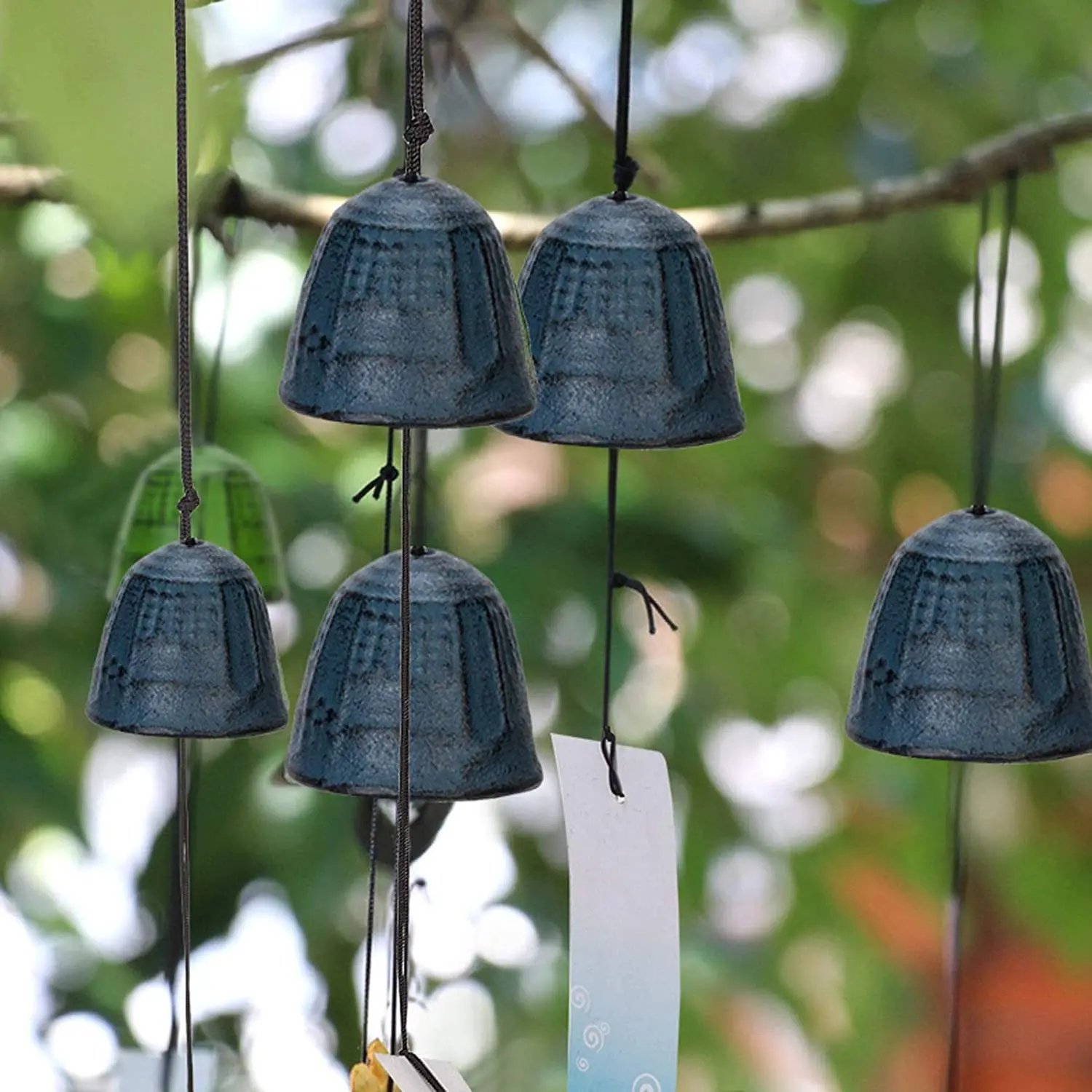 Carillon éolien japonais en fer, cloche suspendue rétro, pour l'extérieur,  costume pour décoration de voiture, maison - AliExpress