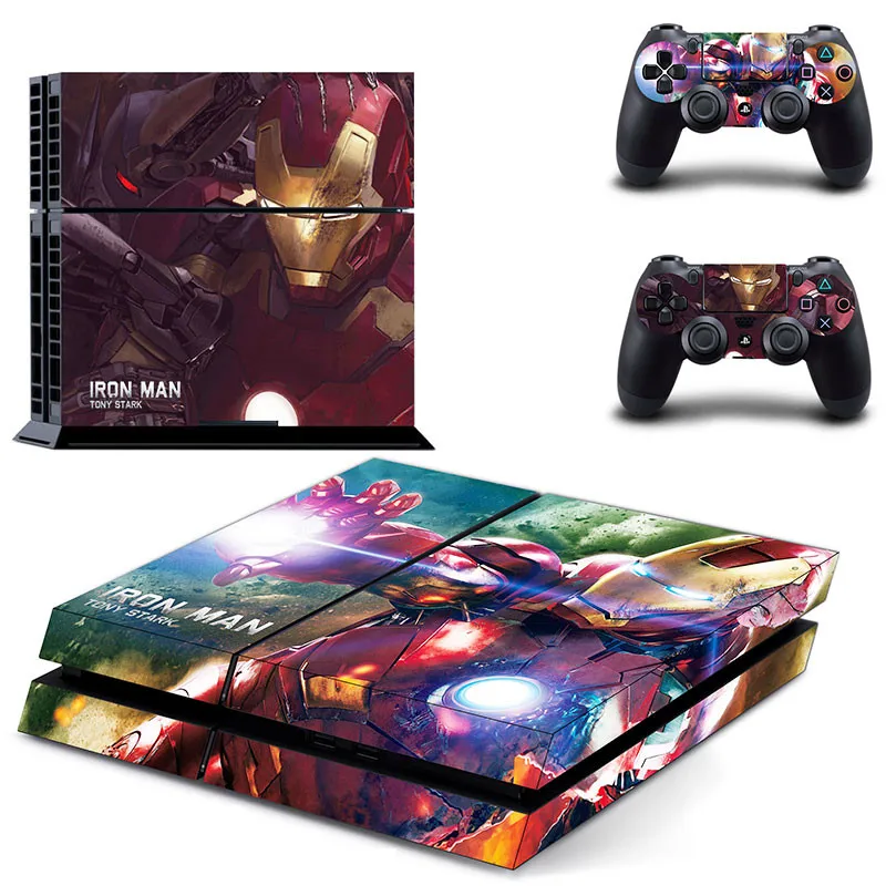 DPTM0106 Marvel's The Avengers Play station 4 стикер s PS 4 Наклейка для PS4 Pegatinas Adesivo для консоли playstation 4 и 2 контроллера - Цвет: DPTM0106