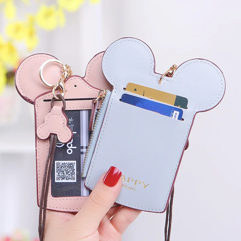 

Amazon AliExpress Certificate Card Sleeve Wallet Multi-Card Bus Access Control Work Documents Chest Neck Rope Coin Purse