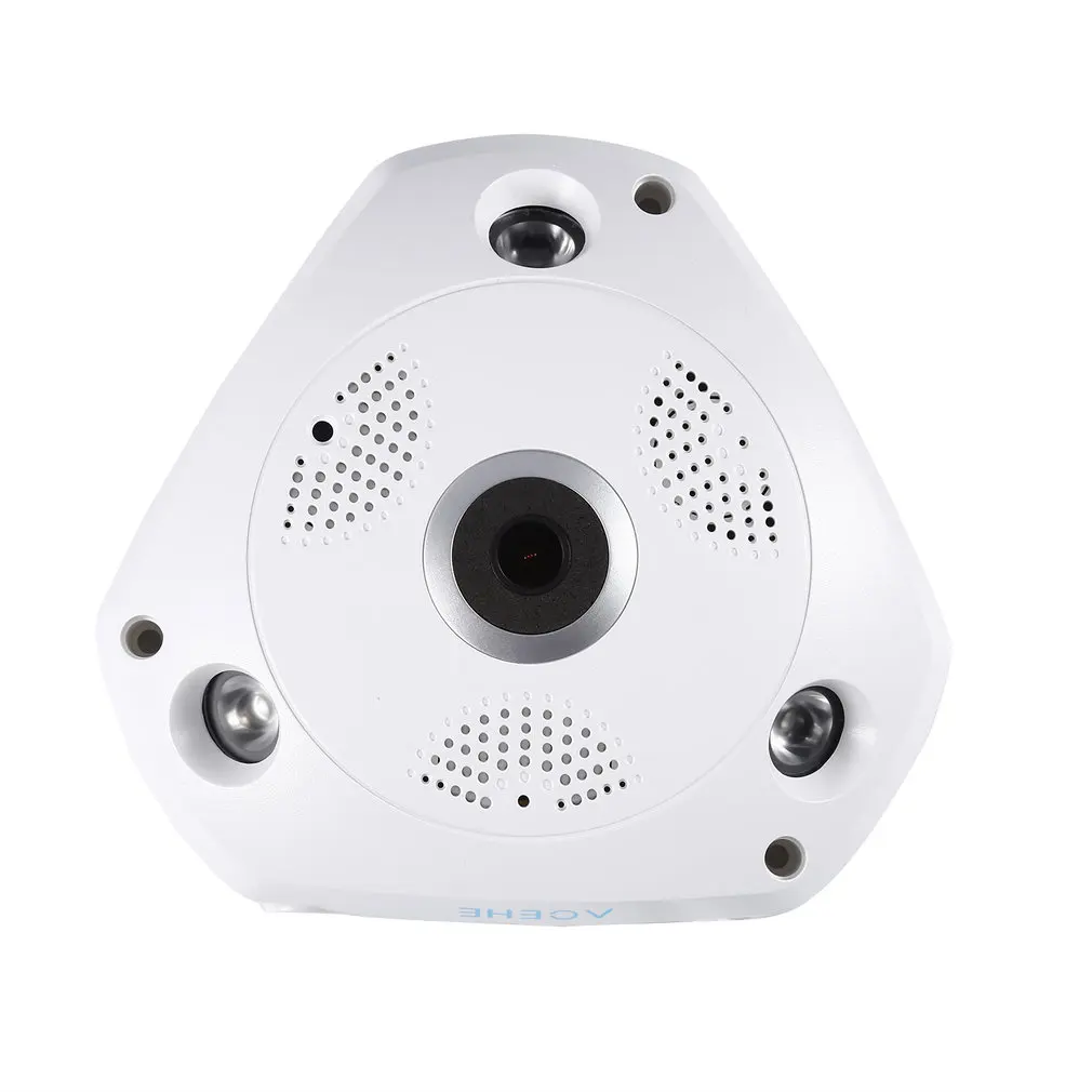 3D VR камера 360 градусов панорамная IP 960P 1.3MP для рыбий глаз беспроводная Wi Fi SD слот
