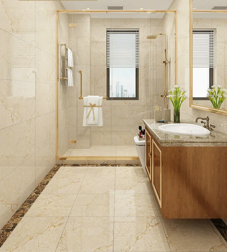 Marble Tile 800x800 Living Room Dining Room Floor Tile Non-Slip Wear-Resistant Bedroom Floor Tile TZ