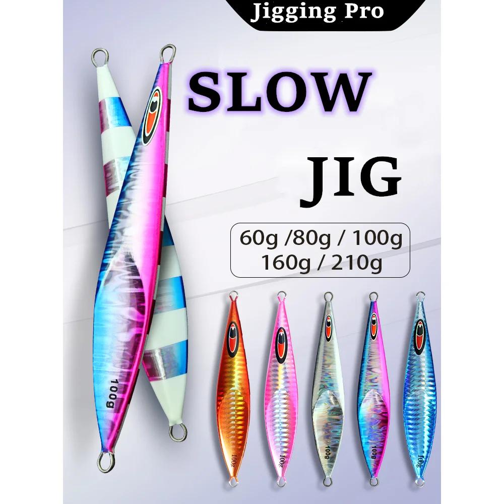 Lot De 5 Leurres Métalliques Coulants 7g à 100g Pour Pêche En Mer Et Eau Douce