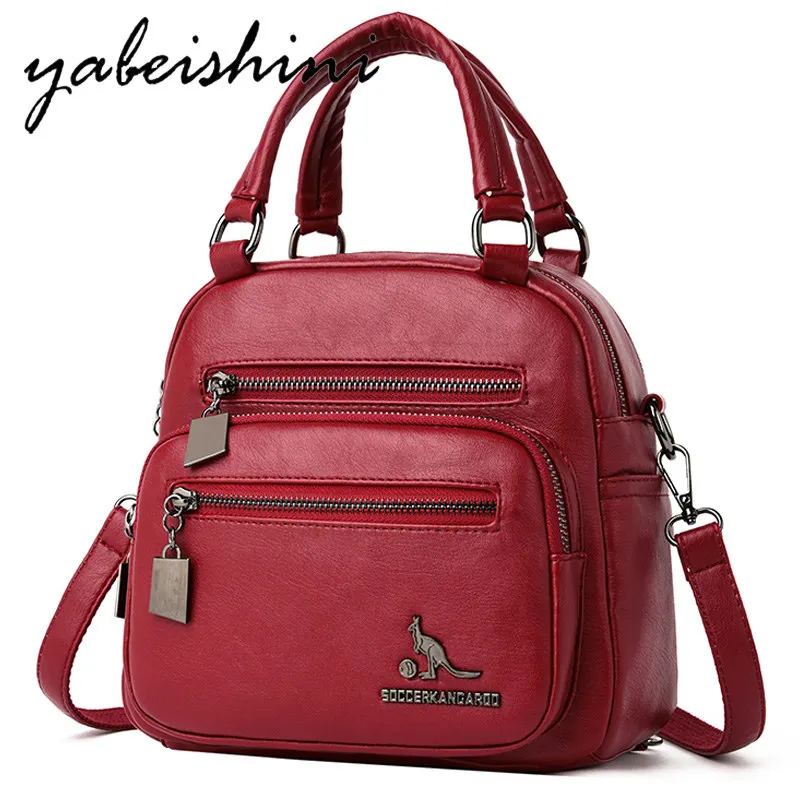 Многофункциональный женский рюкзак со съемной ручкой, женский рюкзак для путешествий, Одноцветный школьный рюкзак для девочек, mochila feminina Sac a Dos