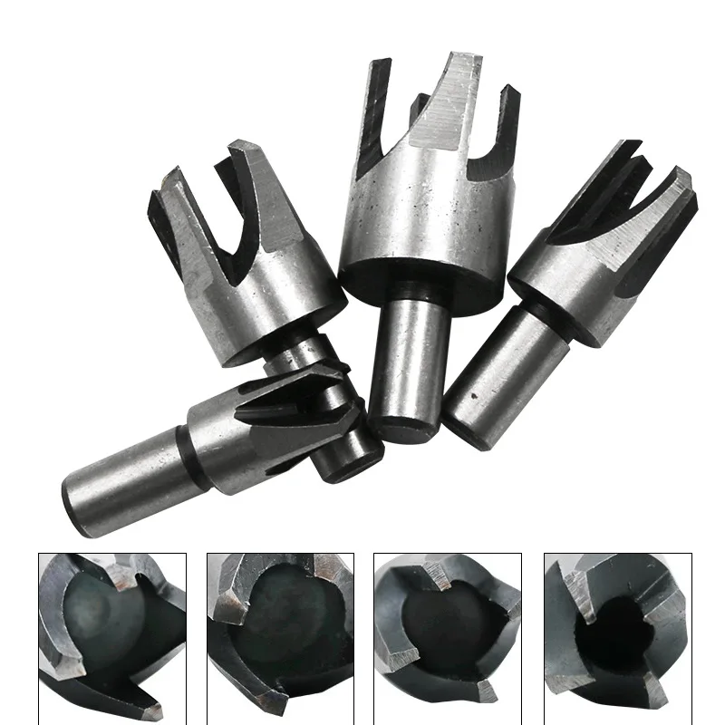 

Carbon Steel Cork Cutter, Wood Plug Drill, Woodworking Bit, Barrel Claw Log Tenon Bit, Various Sets