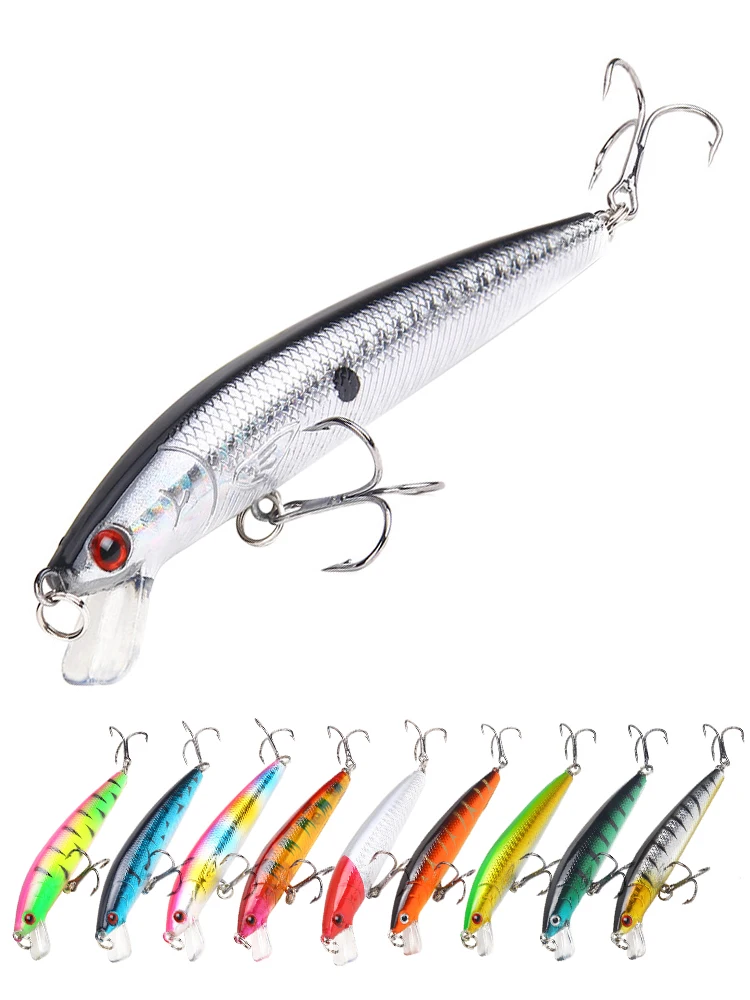 Fishing Lure 7g 10cm Trout Lure 3D Eyes Jigging Lure Swimbait Wobblers Crankbait Hard Lures Plastic Fishing Tackle New Hot