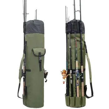 

High Quality Fishing Portable Multifunction Nylon Fishing Bags Fishing Rod Bag Case Fishing Tackle Tools Storage Bag