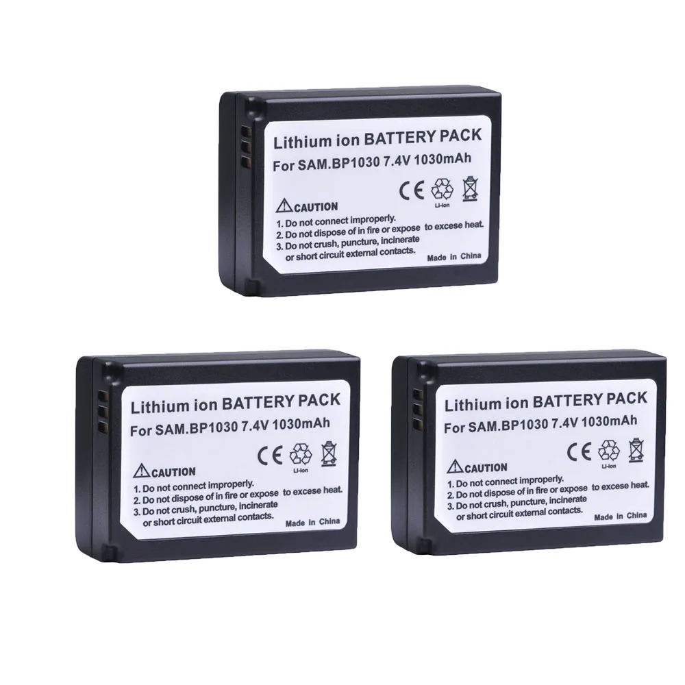 3 шт. аккумуляторная батарея для Samsung NX200 NX210 NX300 NX500 NX1000 NX1100 NX2000|Цифровые
