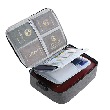 

Document Ticket Bag Large Capacity Certificates Files Organizer For Home Travel Important Items Folder Storage Bags Supply