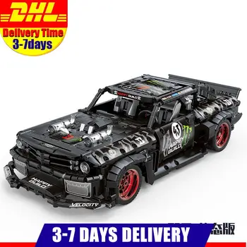 

1655 PCS YC-QC005 Science Technic Electric Remote Control Ford Mustang Hoonicorn V2 Model Race Car Blocks Kid Toys for Kids