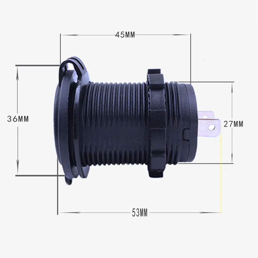 12 V-24 V Цифровой Дисплей Авто Мото Зарядное устройство RV 4.2A устройство для автомобиля с двумя портами USB Зарядное устройство для телефона iPad Планшеты Водонепроницаемый Авто Зарядное устройство