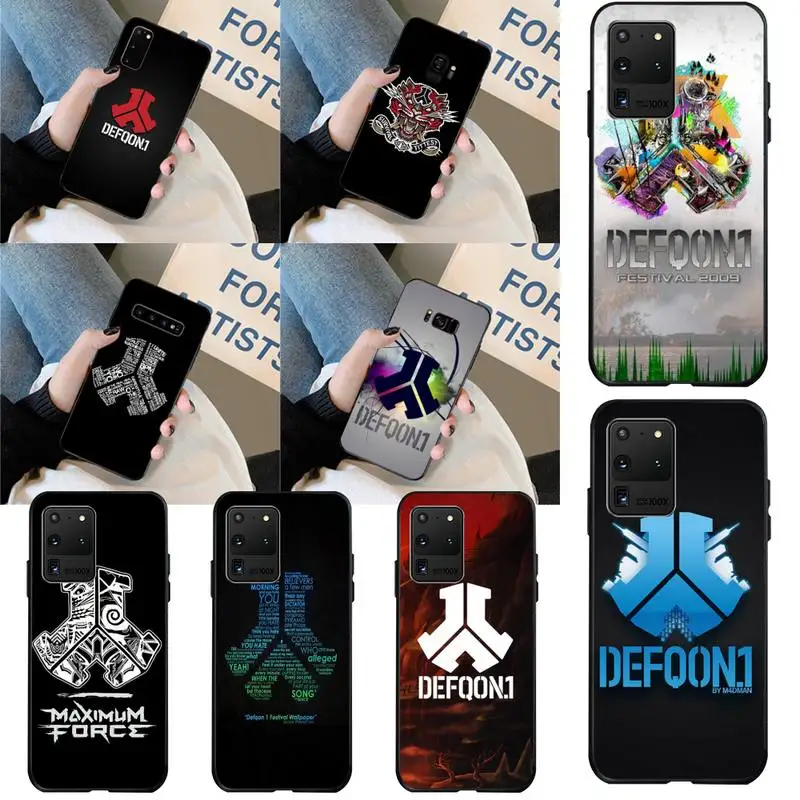 

HPCHCJHM defqon 1 Phone Case for Samsung S20 plus Ultra S6 S7 edge S8 S9 plus S10 5G