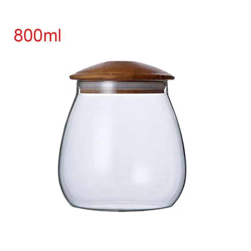Type8 800ML Креативные кухонные бутылки для хранения сыпучих продуктов, банки с крышкой для специй, сахара, чая, кофе, стеклянный контейнер, органайзер для получения банок - Цвет: Type8 800ML
