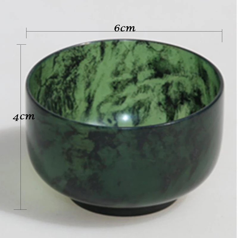 Renge весенний черный нефрит бамбуковая форма чашка светящаяся плоская чаша нефрит старинный стиль чайный набор ремесленный подарок Маленькая чайная чашка - Цвет: Luminous  bowl  x1