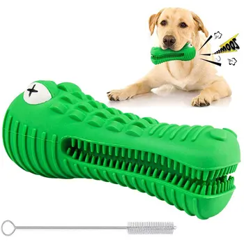

Dog Chew Toy Natural Rubber Durable Teeth Cleaning Molar Toothbrush Bite For Small Large Dog Safe Chew Pet Toys