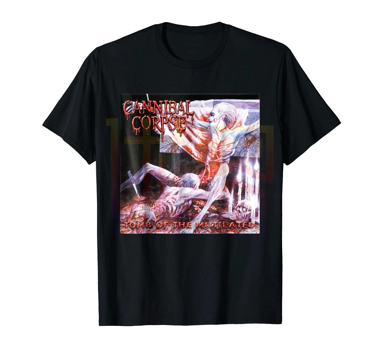 Tomb Of The Mutilated Cannibal Corpse футболка на Хэллоуин потрясающий Повседневный Топ с