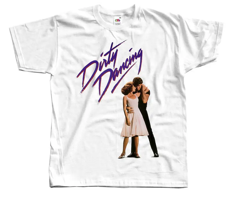 Dirty dancing Poster Патрик свайз DTG Футболка белая все размеры S-3XL новейшая 2018 модная