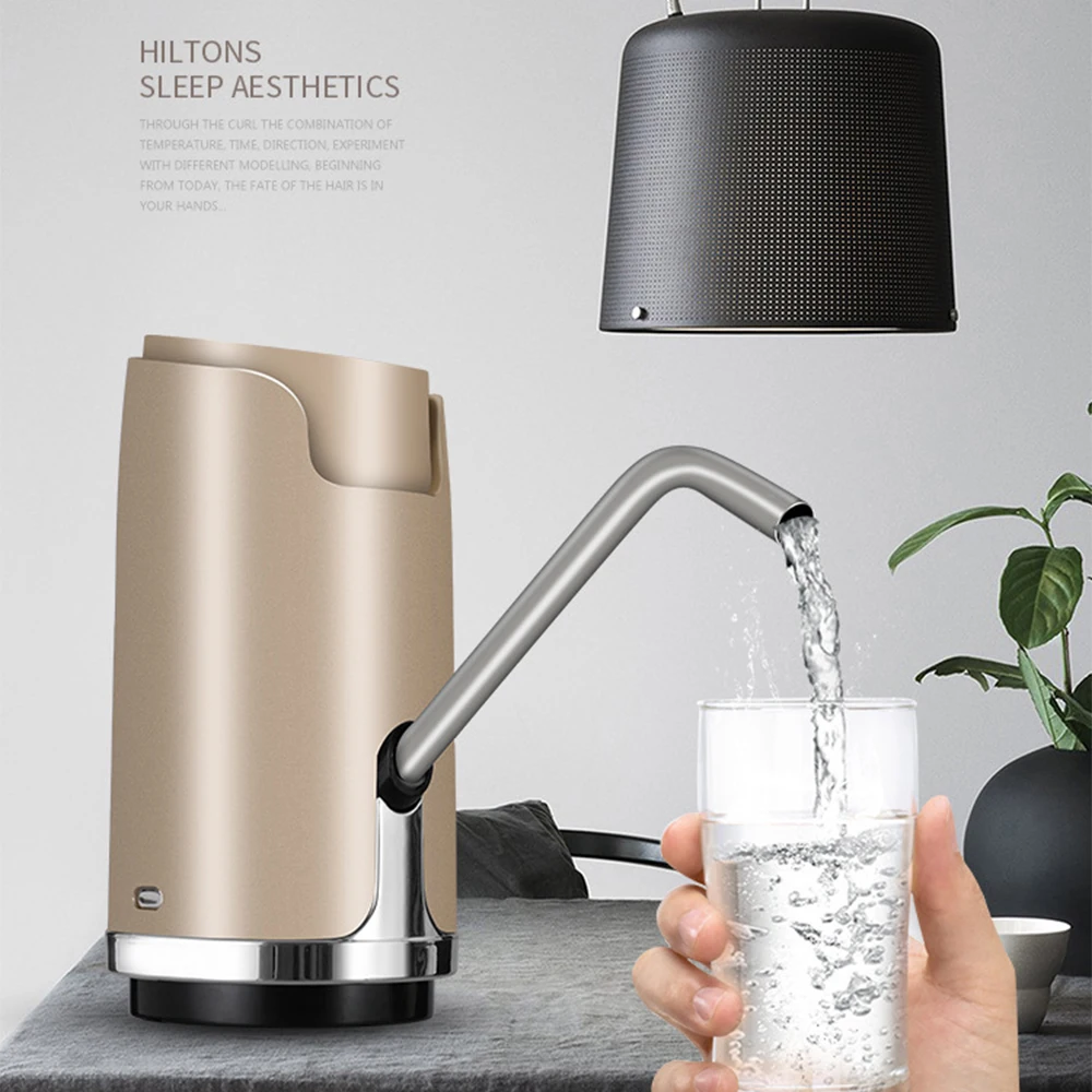 

Household Electric Water Pump Dispenser Drinking Bottle Switch USB Charging 5W Electric Water Pressure Water Dispenser USB