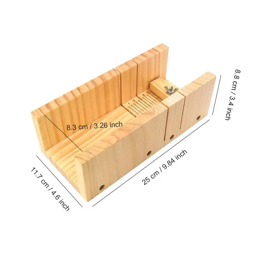 Multi-function Adjustable wooden soap mold hand-made bread knife mold with 2 wave and straight planing tools #CW