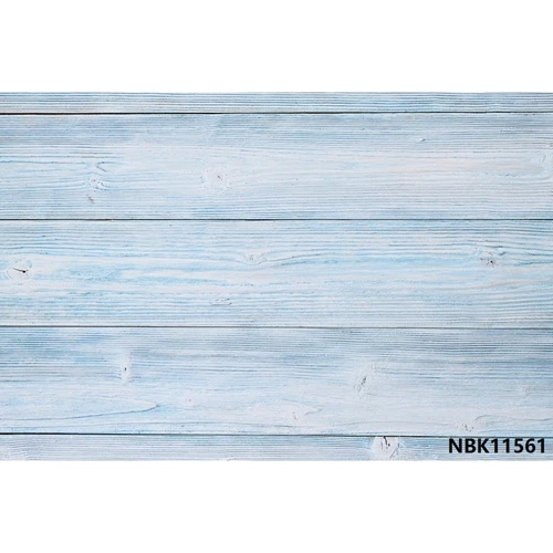 NBK11561 Виниловый фон для фотосъемки новорожденных с белыми и синими деревянными досками на день рождения для студийной фотосъемки - Цвет: NBK11561