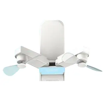

Pocket Fan Double Head Usb Folding Port Double Leaf Hand Rechargeable Rechargeable Portable Silent Small Mini Fan