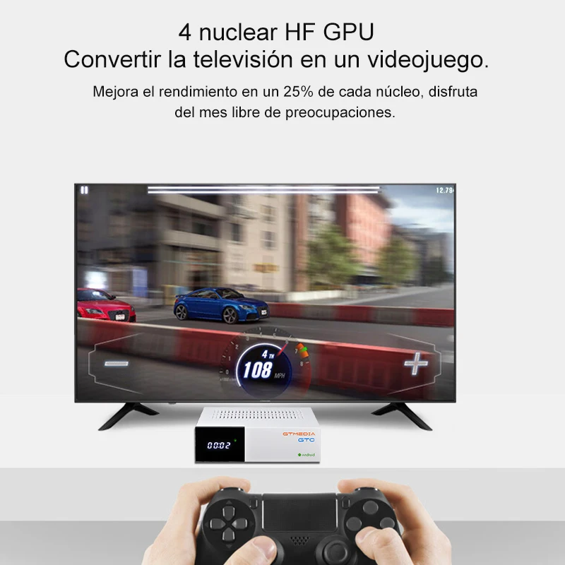 Caixa de tv Dvb-s Dvb-t t2 3d H.265 Hevc Mpeg-2 4 Wifi 2.4ghz bt 4.0 Smart tv 4k - s2 - Image 3
