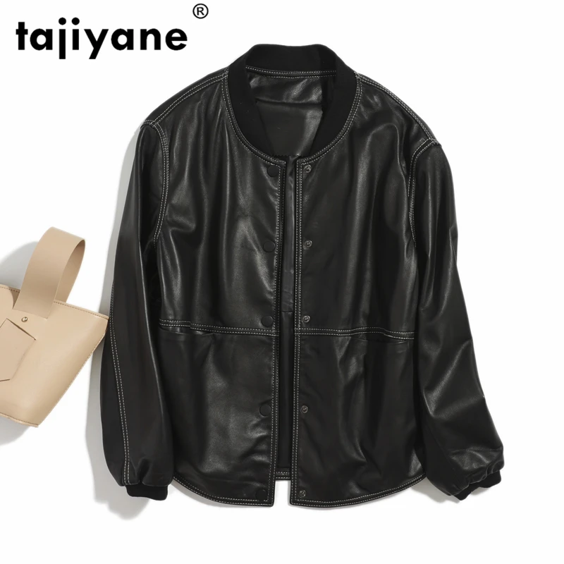 

Real Leather Jacket Women Genuine Leather Coat Plus Size Leather Coat Sheepskin Coat Loose Motobiker Coats 2020 Spring Clothes
