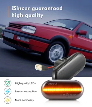 

2pcs Led Dynamic Side Marker Turn Signal Sequential Blinker Light For Renault Clio 1 2 Espace Kangoo Laguna Megane Twingo Master