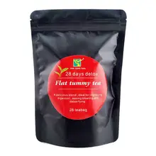 28 дней для детоксикации потери веса Чай Здоровье похудение помощь сжигание жира тонкий живот Prett Ароматизированный Чай для похудения Китайский травяной кофе чашка