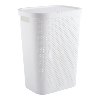 

Dirty hamper storage basket laundry basket household basket plastic laundry storage rack Nordic bathroom rack