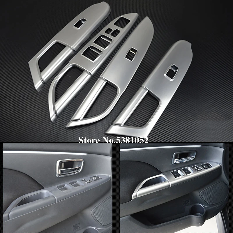 For Mitsubishi ASX 2020 Stainless Steel Car Window Switch Control Panel Glass Lift Cover Trim Accessories | Автомобили и