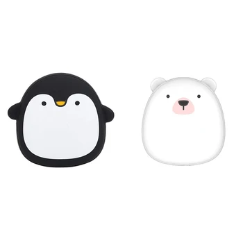 

Cute Cartoon Mini Hand Warmer Portable USB Rechargeable Power Bank(4000MAh) Dual-Purpose Hand Warmer