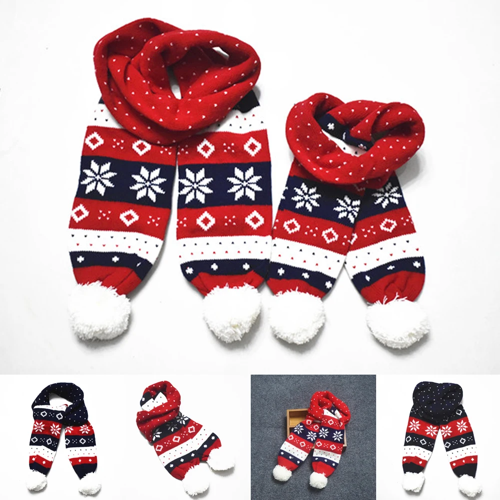 Детский шарф для мальчиков и девочек, теплый утолщенный маленький шарф, вязаный корейский вариант, шарф для мальчиков и девочек, Осень-зима