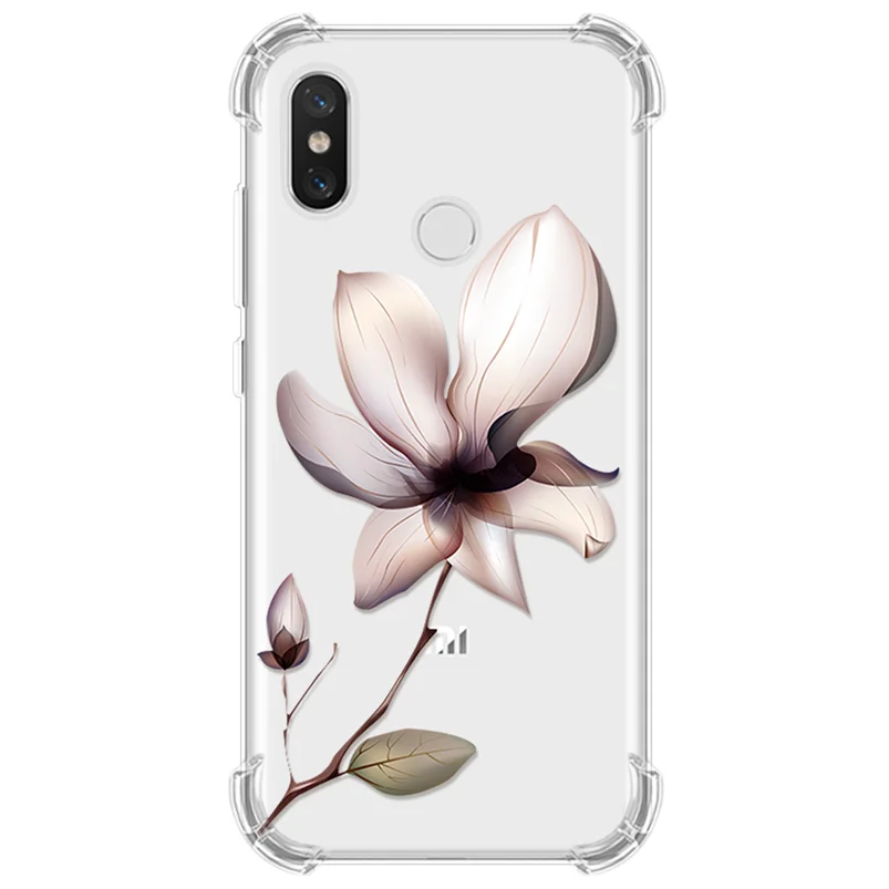 heye Прозрачный чехол с цветочной подушкой безопасности для Xiao mi Red mi 7 7A 6A 5 Plus K20 Note 4 4X5 6 7 Pro mi 9T A3 6 8 Lite 9 SE Play CC9 CC9e TPU - Цвет: heye