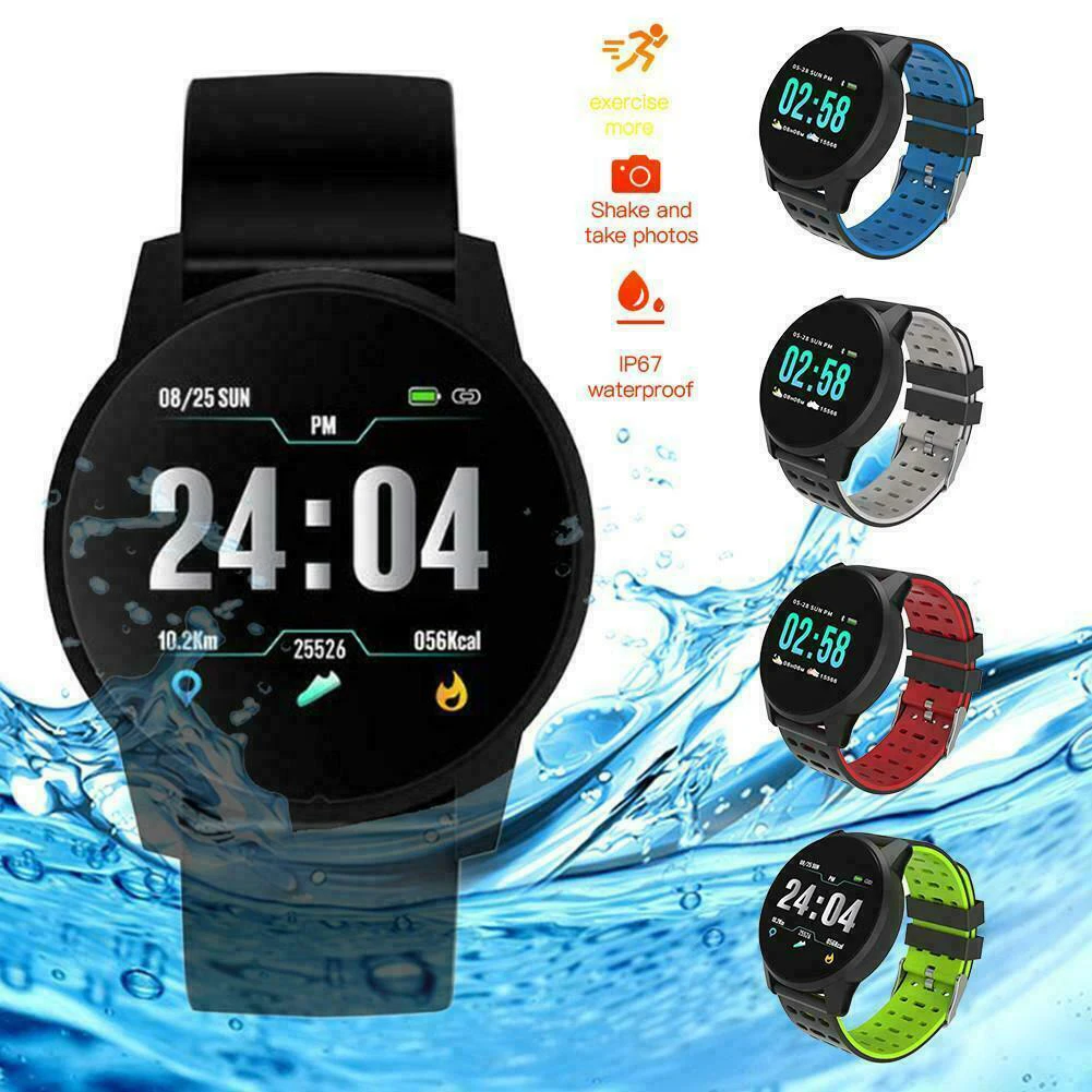 

New Bluetooth Bracelet SmartWatch Sport Fitness Tracker Smart Watch Heart Rate Monitor Touch Screen Bracelet High Quality
