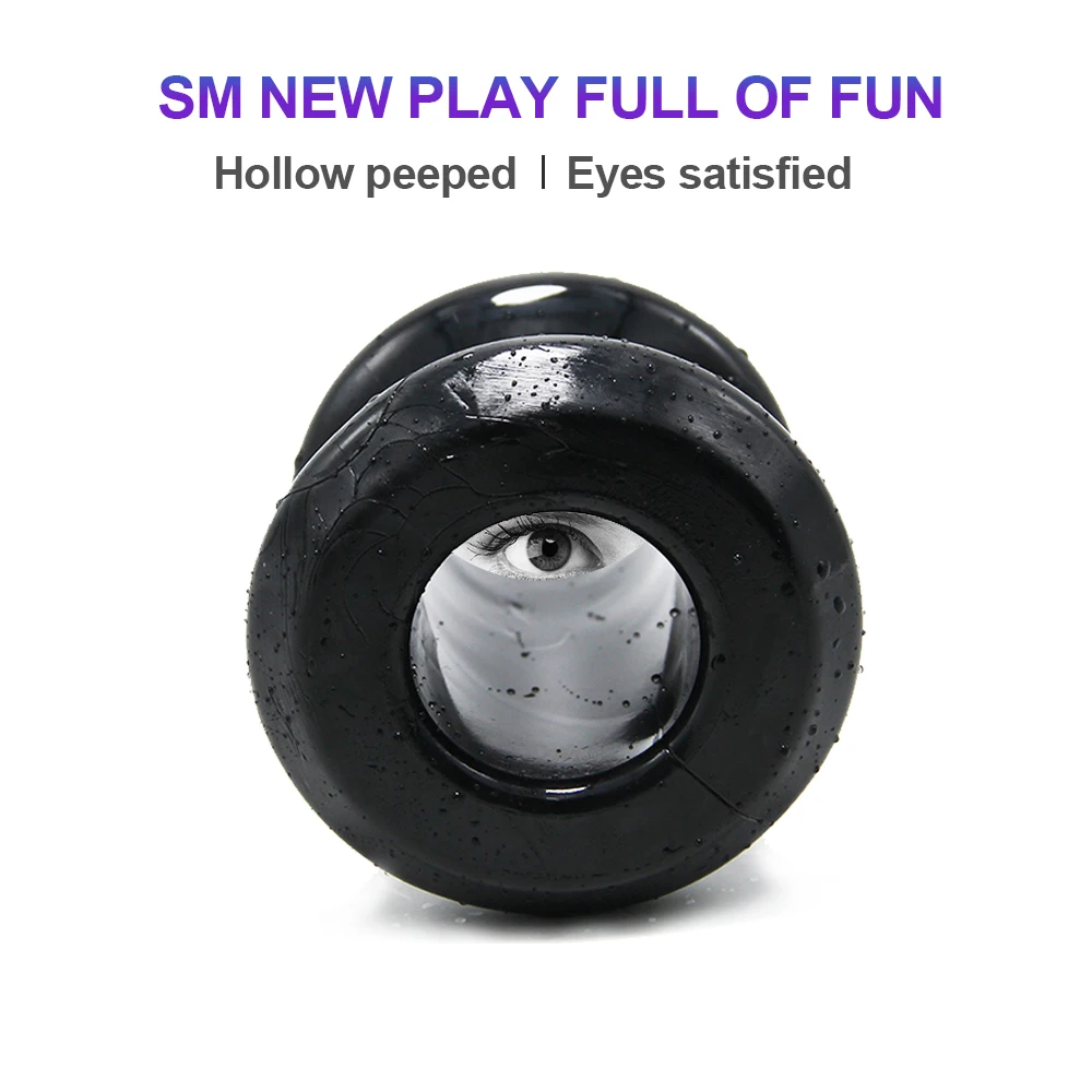 Hollow Anal Expander Huge Dildo Man Anus Plugs Prostate Massage Vagina Dilator Sex Toys Super Large Silicone Butt Plug Enema Toy (2)