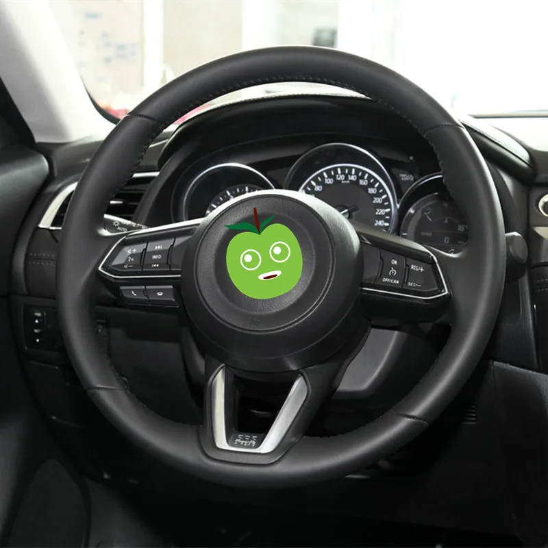 Автомобильная оплетка рулевого колеса Блестки для Mazda 6 ATENZA Mazda 3 Axela Mazda CX-5 CX-3 CX-8 рулевого колеса V накладка панель B63E-32-983