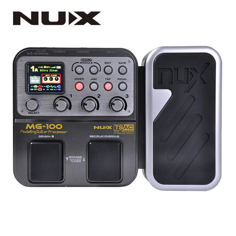 Электрическая гитара NUX MG100 DSP многофункциональная педаль эффектов 58 6 полосный
