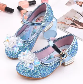 

Girls Sandals Rhinestone Butterfly pink Latin dance shoes 5-13 years old 6 children 7 summer high Heel Princess shoes kids shoes