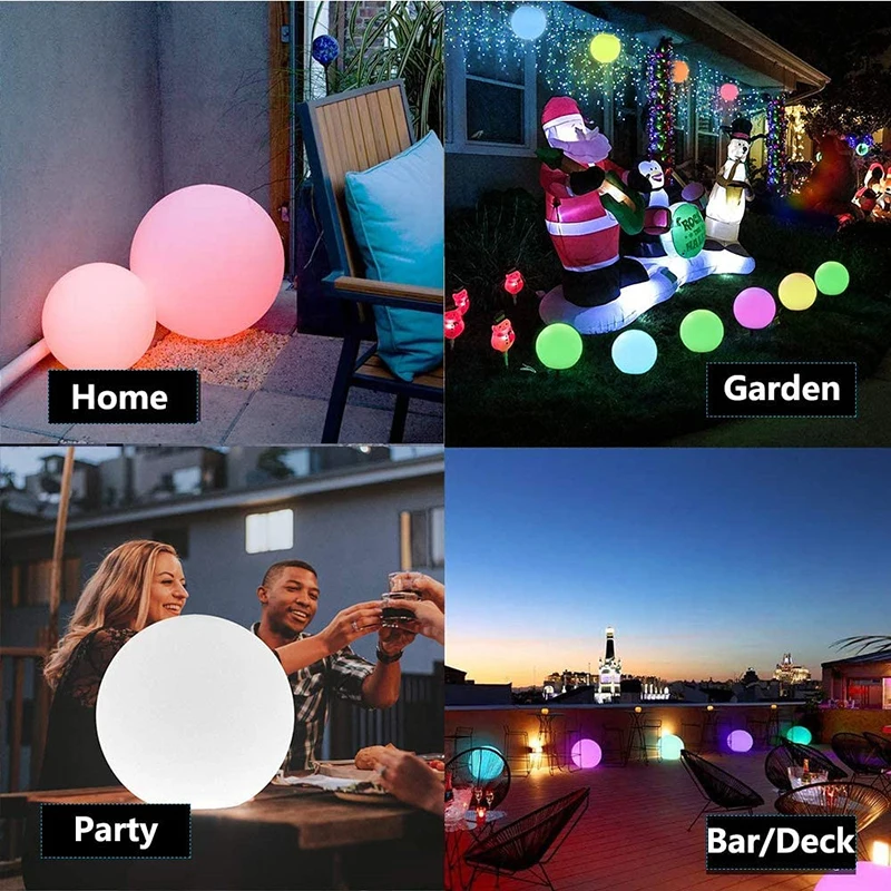 LED Garden Lights Outdoor Anti-fall Lawn Lamp Holiday Wedding Landscape Decoration Floor Lamp Park Bar Lighting Ball Dimmer