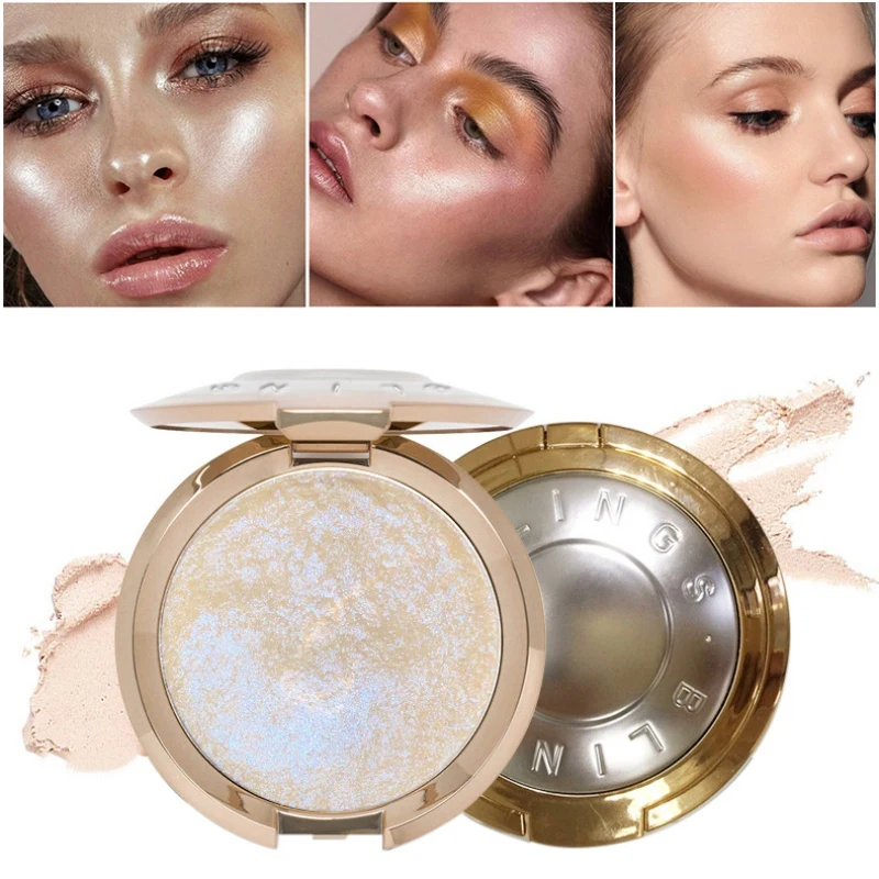 

Highlighter Facial Palette Makeup Glow Kit Illuminator Highlight Cosmetics Face Shimmer Powder Body Base