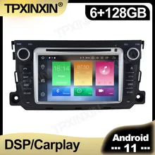 

For Mercedes Benz Smart 2013 128GB Android 11 Car Radio Multimedia Auto Video DVD Player Navigation Stereo GPS 2 din Accessories