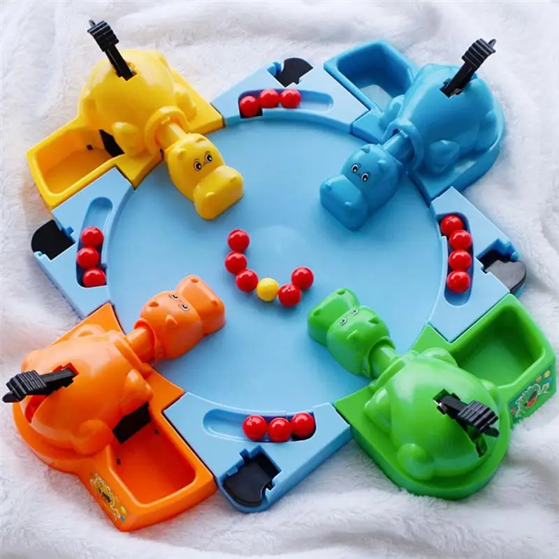 

1 Set Kids Toys Creative Interesting Marble-swallowing Hippo Toy Early Education Tool Interactive Toy for Boys Toddlers Girls