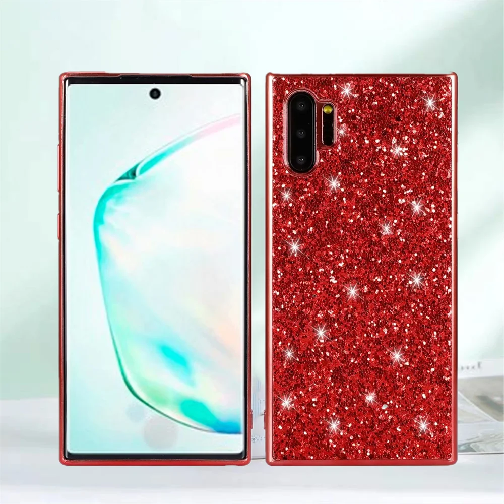 Роскошный блестящий чехол для телефона Чехлы Samsung Galaxy S20 ультра S10 S8 S9 Примечание 10