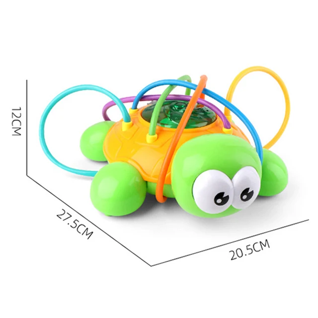 Hot Selling Outdoor Water Spray Sprinkler Turtle Toy with Wiggle Tubes Splashing Fun for Kids Summer LBV 5